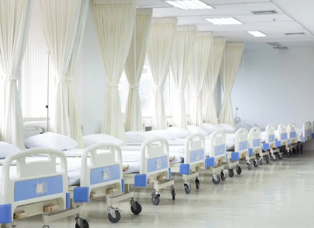 hospital beds